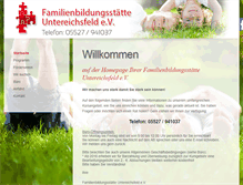 Tablet Screenshot of familienbildung-untereichsfeld.de